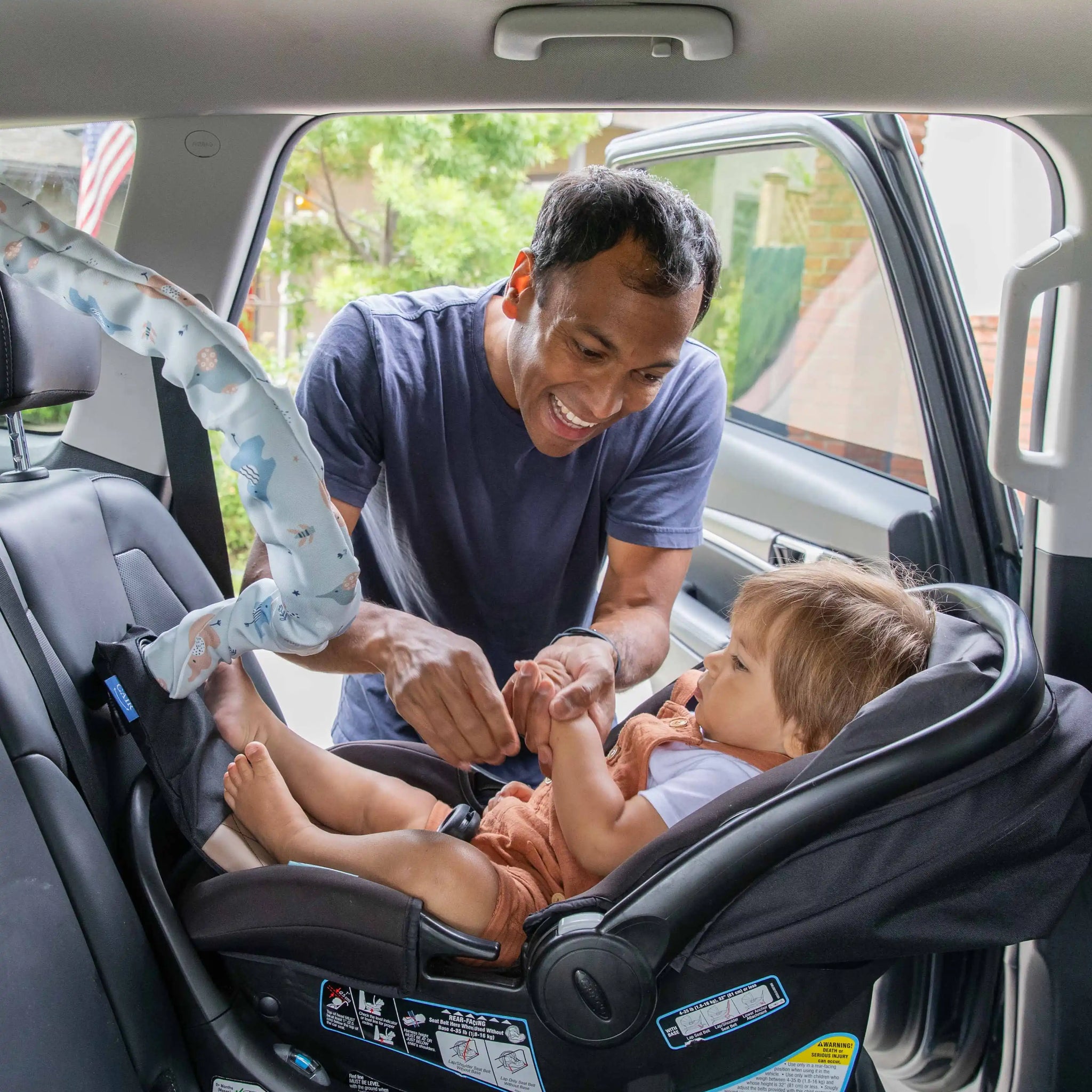 Baby Car Seat Cooler with AC